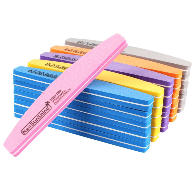 Colorful Nail Art Sponge Files ( 5pcs )