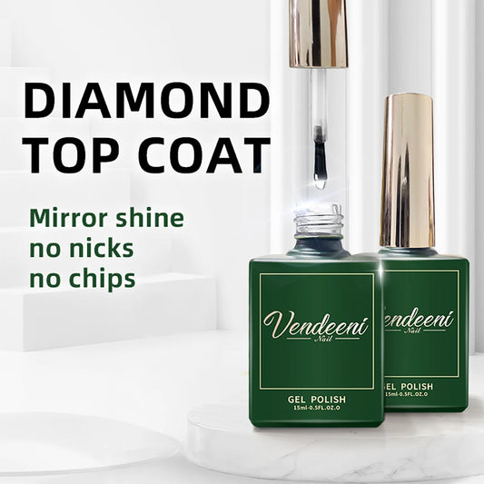 Diamond Top Coat Nail Gel Reinforcement