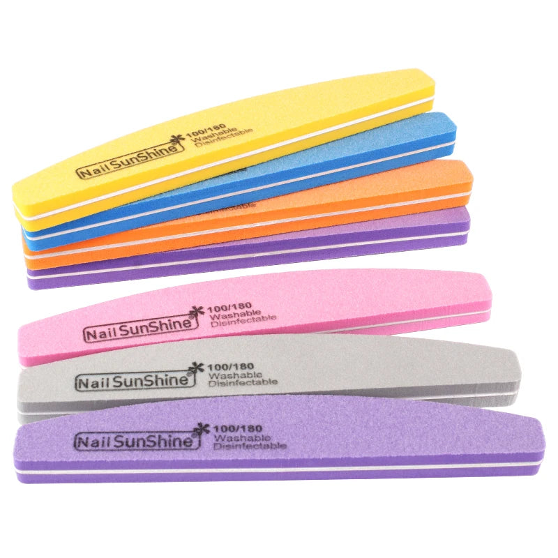 Colorful Nail Art Sponge Files ( 5pcs )