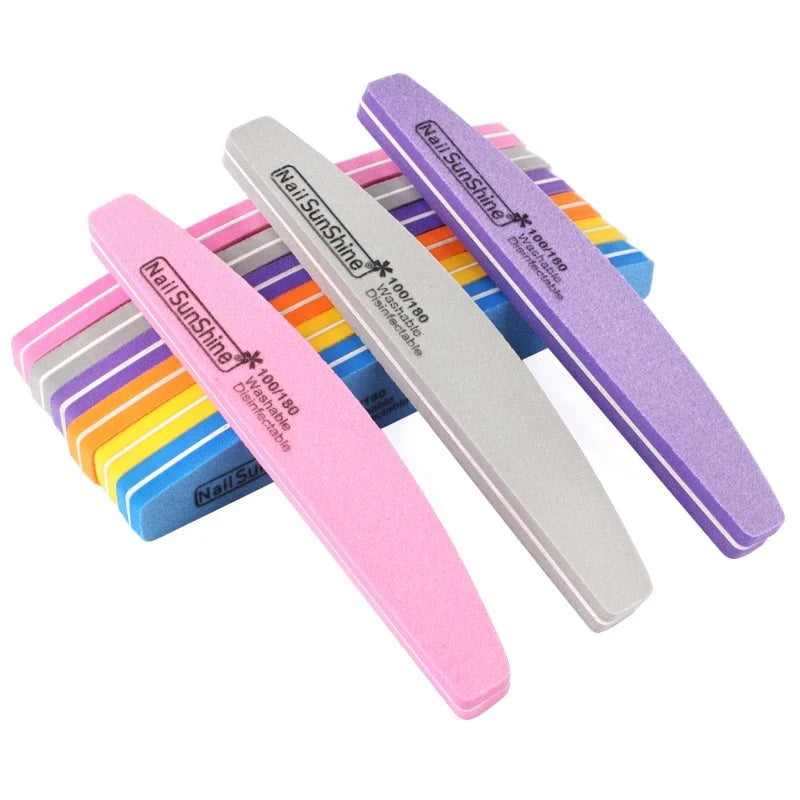 Colorful Nail Art Sponge Files ( 5pcs )