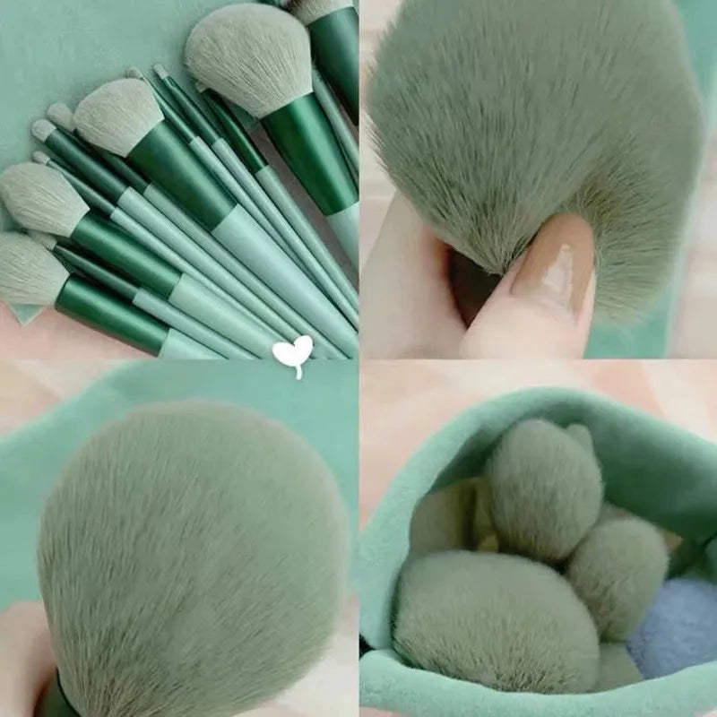 13-Piece Soft Fluffy Makeup Brush Set