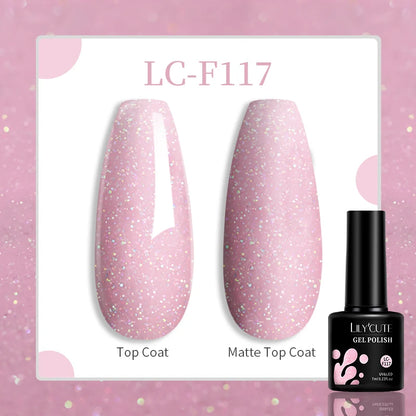 Vibrant LILYCUTE 129-Color Gel Polish Set