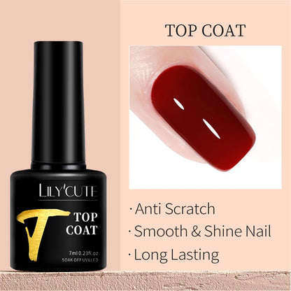 Vibrant LILYCUTE 129-Color Gel Polish Set