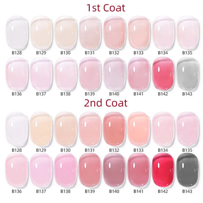 Translucent Nude Jelly Gel Quick Nail Art Base