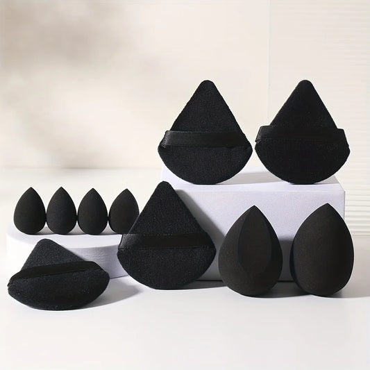 10-Piece Cosmetic Puff Set for Makeup