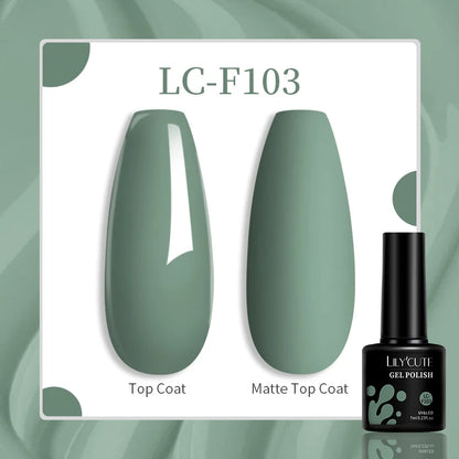 Vibrant LILYCUTE 129-Color Gel Polish Set