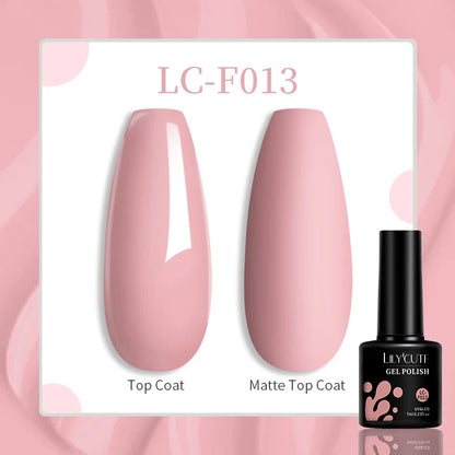 Vibrant LILYCUTE 129-Color Gel Polish Set