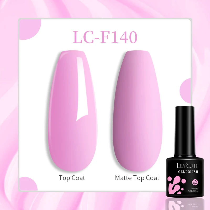 Vibrant LILYCUTE 129-Color Gel Polish Set