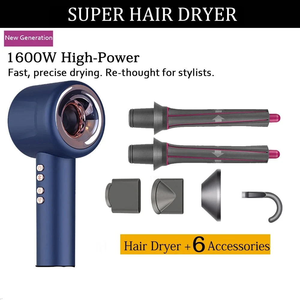 Leafless Super Hair Dryer with Negative Ion Technology