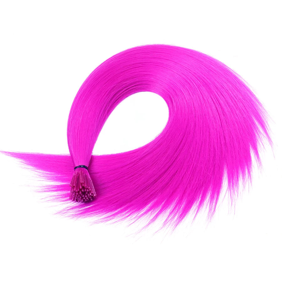 Rainbow Fusion Vibrant Synthetic Hair Extensions