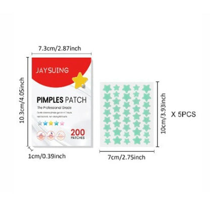 200Pcs Waterproof Acne Pimple Patch Sticker