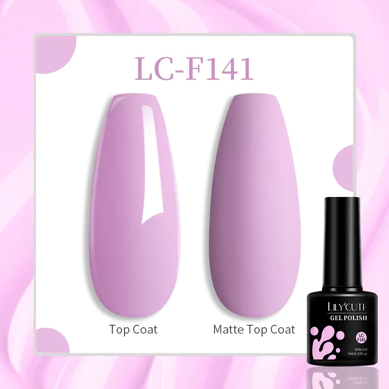 Vibrant LILYCUTE 129-Color Gel Polish Set