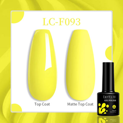 Vibrant LILYCUTE 129-Color Gel Polish Set