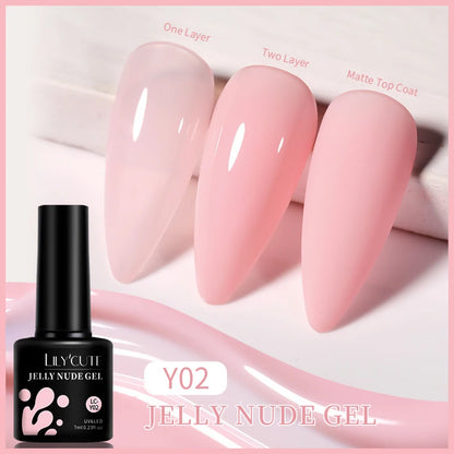 Vibrant LILYCUTE 129-Color Gel Polish Set