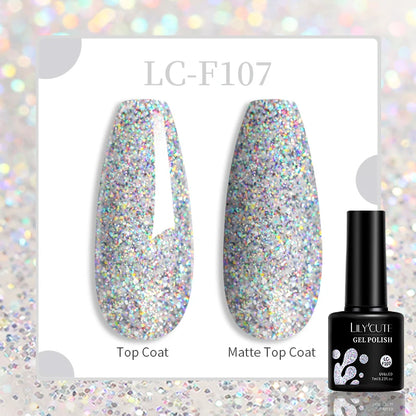 Vibrant LILYCUTE 129-Color Gel Polish Set