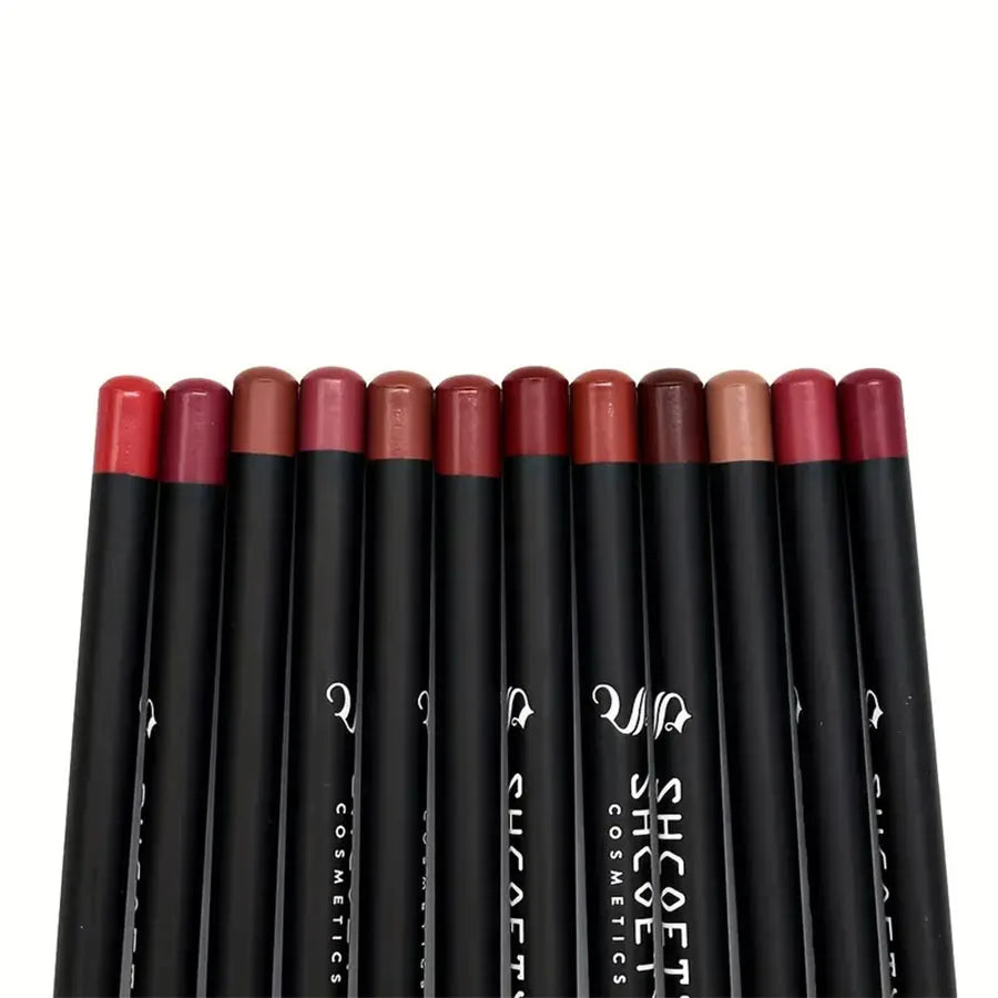 12-Piece Matte Lipstick and Lipliner Set