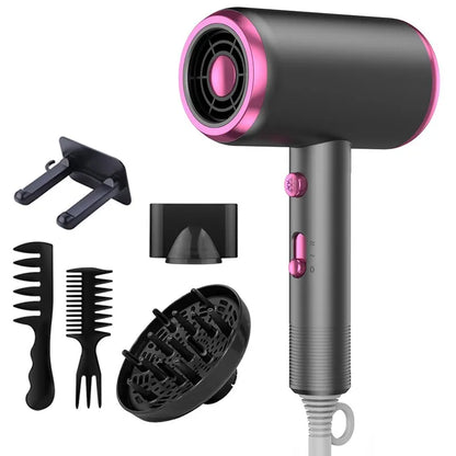 Hair Dryer with Diffuser Blow Dryer Comb Brush