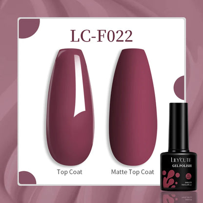 Vibrant LILYCUTE 129-Color Gel Polish Set