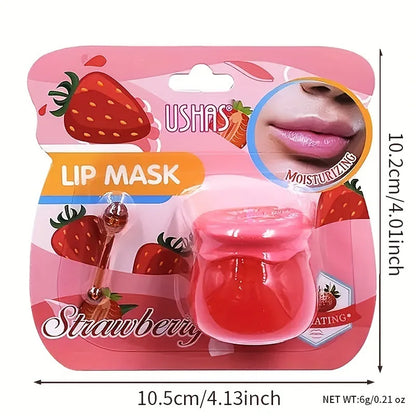 Strawberry Flavor Lip Mask for Hydrating and Repairing Lips