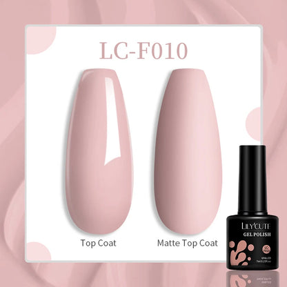 Vibrant LILYCUTE 129-Color Gel Polish Set