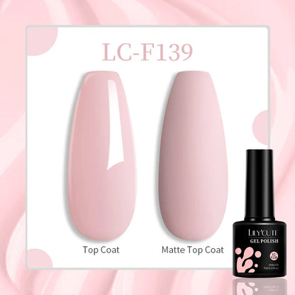 Vibrant LILYCUTE 129-Color Gel Polish Set