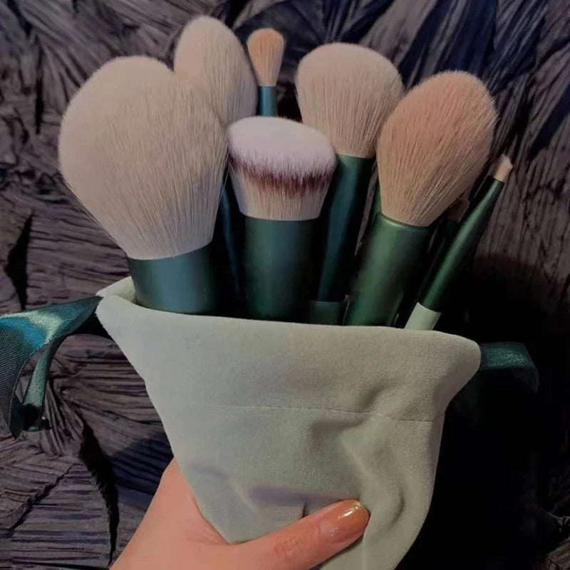 13-Piece Soft Fluffy Makeup Brush Set