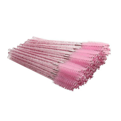 50-Piece Crystal Disposable Mascara Wands