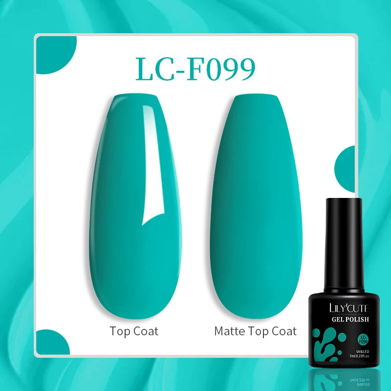 Vibrant LILYCUTE 129-Color Gel Polish Set