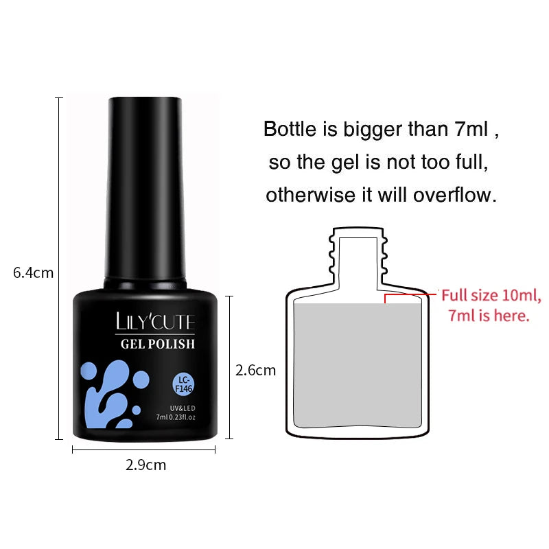 Blue Series LILYCUTE Gel Nail Polish