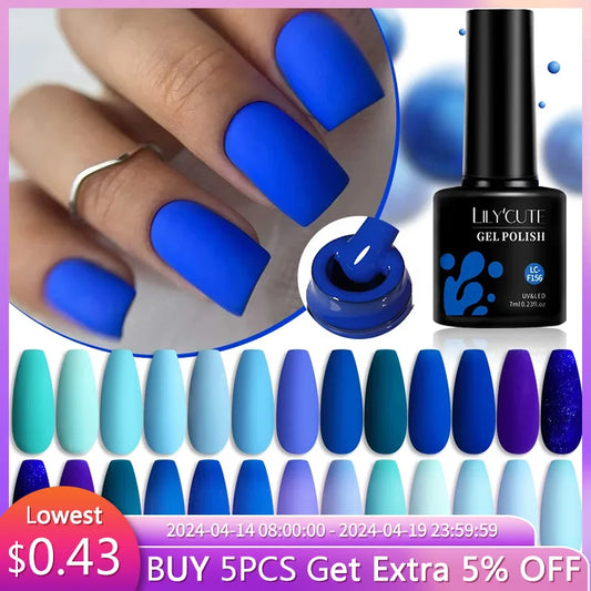 Blue Series LILYCUTE Gel Nail Polish