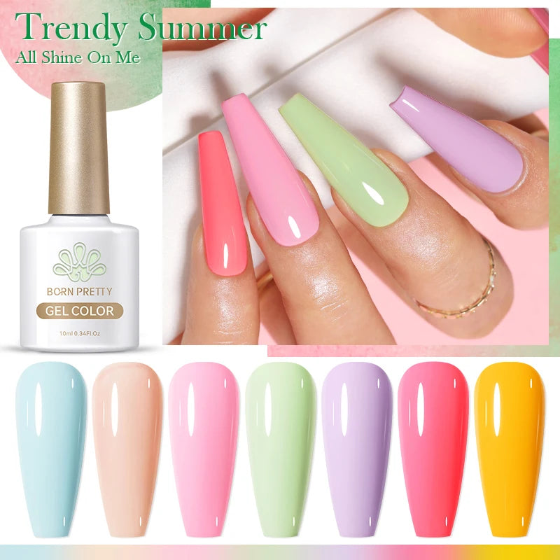 Spring Glow BORN PRETTY Gel Nail Polish