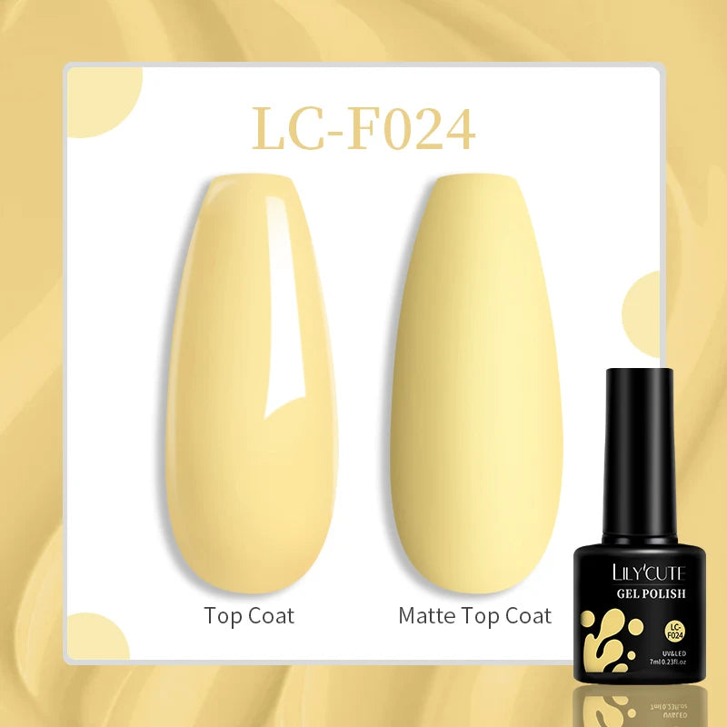 Vibrant LILYCUTE 129-Color Gel Polish Set