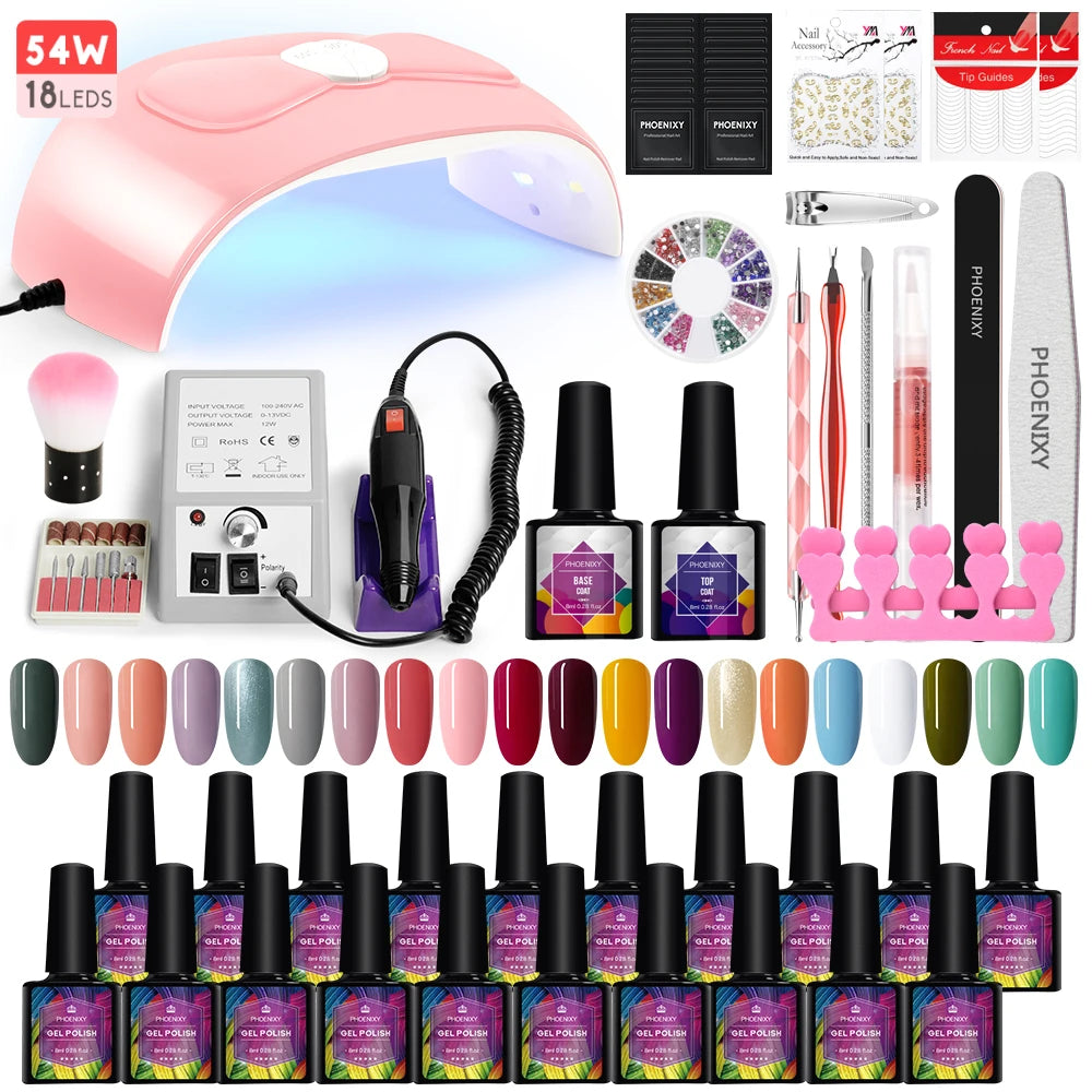 Premium Gel Nail Manicure Kit