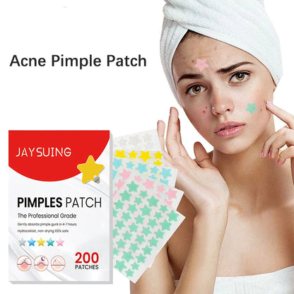 200Pcs Waterproof Acne Pimple Patch Sticker