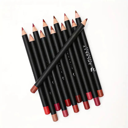 12-Piece Matte Lipstick and Lipliner Set