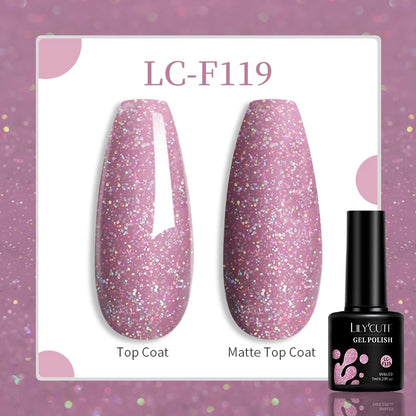 Vibrant LILYCUTE 129-Color Gel Polish Set