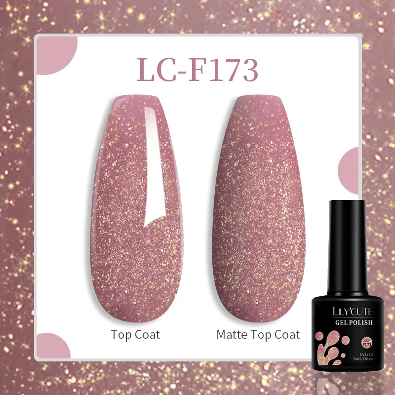 Vibrant LILYCUTE 129-Color Gel Polish Set