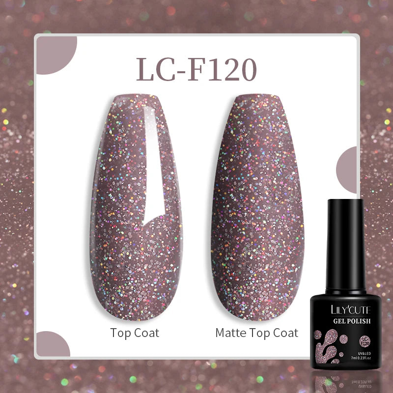 Vibrant LILYCUTE 129-Color Gel Polish Set