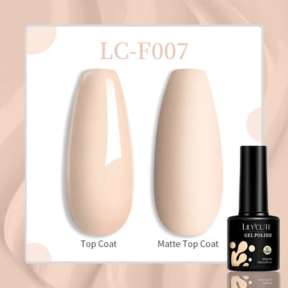 Vibrant LILYCUTE 129-Color Gel Polish Set